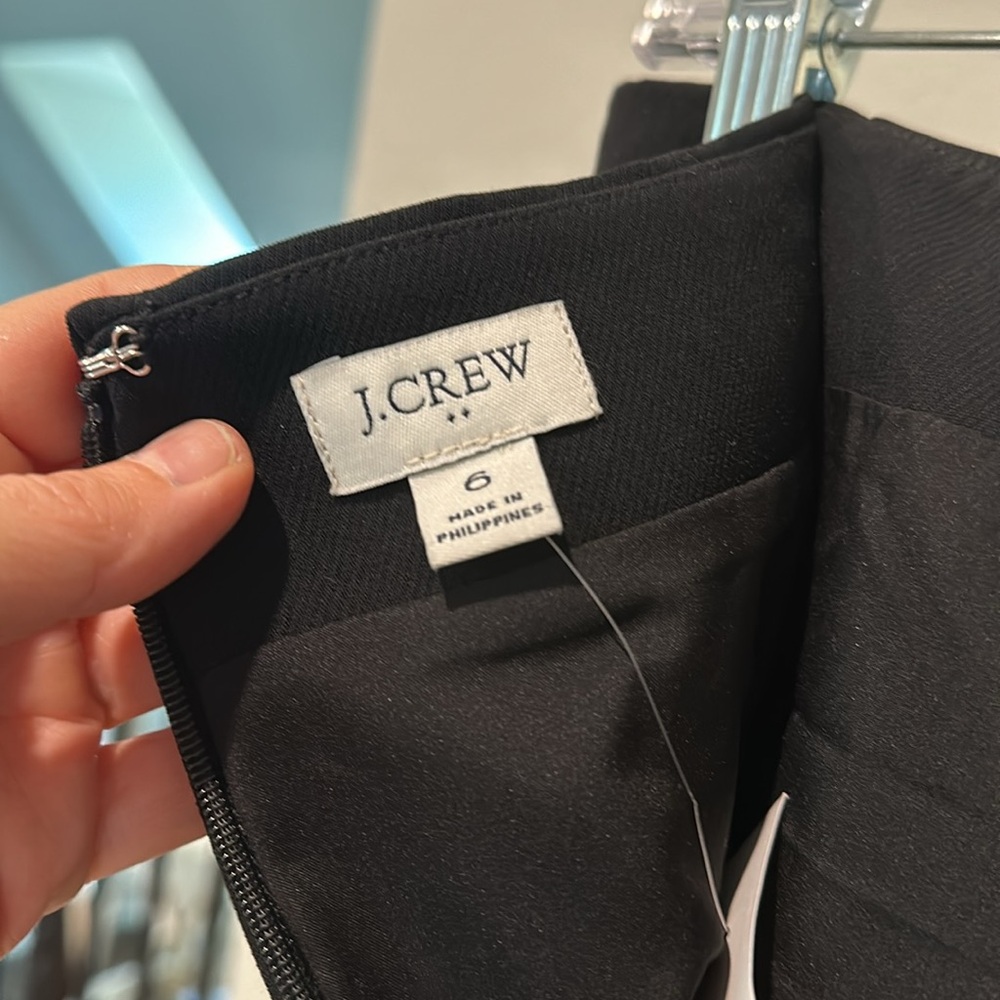 J. Crew Factory Black Mini Skirt